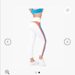 NWOT! Splits 59 Dakota Tight Leggings White Neon